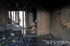 제주 서귀포 호근동 창고서 화재 발생