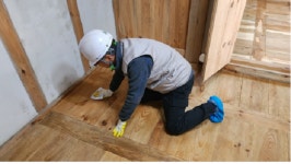 제주역사문화재돌봄센터, 민속문화재 5곳 목부재 기름칠 진행