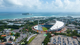 제주월드컵경기장 K리그 최고의 잔디 구장...그린 스타디움상 수상