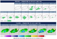 한라산 남쪽 비, 북동부는 무더위…제주 지형성 날씨 뚜렷