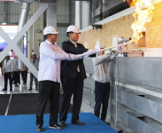 KCC Glass Holds Furnace Lighting Ceremony at Indonesian Subsidiary - Globalizing K-Glass