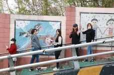 가천대 예술대학, 성남지역 벽화봉사 참여