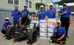 아주자동차대학에 한국쉘석유(주) 고급엔진오일 기증