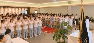 군장대학교, 백의의 천사 나이팅게일 선서식 가져