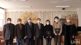 호계면 오정장학회, 문경대에 장학금 전달