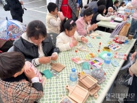 순천제일대, 벚꽃축제서 부모-아이 체험부스 운영 웃음꽃 활짝