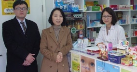 서대문구약, 장은선 회장 관내 신규약국 방문