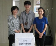 광진구약, 건국대 해외봉사단에 구급약 후원