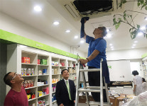 성남시약, 약국 에어컨 청소사업 만족도 높아