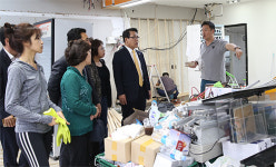 조찬휘 회장, 울산지역 태풍 피해약국 현장 방문