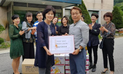 서울시약, 송천한마음의집에 성금 200만원 전달