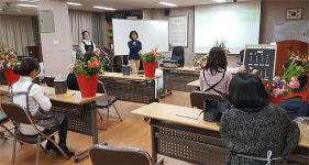 고양시약 꽃으로 감성을 디자인하라...꽃 강의 눈길