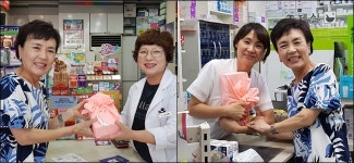 동작구약, 생일맞은 약사 찾아 축하 떡 전달