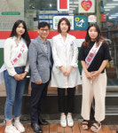 광진구약, 여학교 주변서 소녀돌봄약국 홍보 캠페인