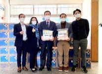 약사와건강, 대구시약·달성구청에 코로나 구호품 전달