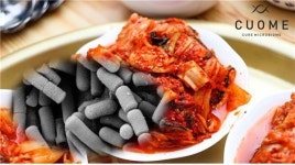 큐옴바이오, 김치유산균 사균체 조 단위 상용화