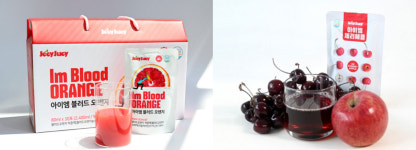 옵티마, 아이엠 체리애플·블러드오렌지 주스 유통
