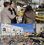 황망할 따름...안성 화재약국 찾은 박영달 회장