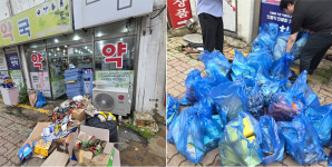 약장 엎어지고 바닥은 진흙더미...약국들 비 피해 속출