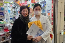 서초구약, 설 명절 맞아 회원 약국들에 떡국 떡 전달