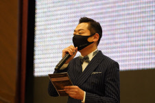 [포토] 인사말하는 나레스트엔터 박서준 대표(미스인터콘티넨탈 수도권대회)
