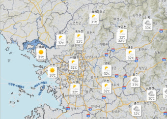 [오늘날씨] 오전 충청,전북 강한 비...서울 낮 32도 ‘무더위’