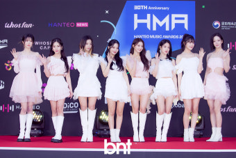 [bnt포토] 프로미스나인 '한터차트 뮤직어워즈 왔어요'