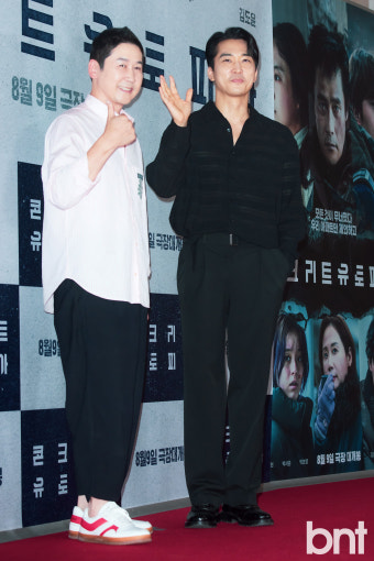 [bnt포토] 신동엽-송승헌 '다시 만난 '남자셋 여자셋'의 두남자'