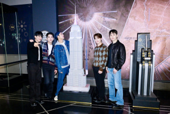 세븐틴, 美 엠파이어 스테이트 빌딩 점등식 참여