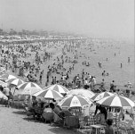 부산 해운대해수욕장(1960년대~70년대) 모습