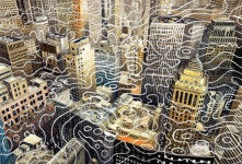 마술적 리얼리즘으로 드러낸 오스카 오이와의 숲속의 메가시티