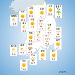 [기상특보 오늘의 날씨 및 내일날씨]내일~모레 서쪽 지역 중심 비 또는 눈, 기온 차차 낮아져 춥겠음!