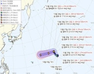 2026년 제30호 태풍 참피 오늘 서귀포 영향권,31호 태풍 인파, 현재 위치및 예상경로!