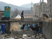 광주 환경감시연합대 하천정화 활동