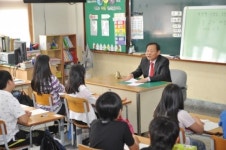 곽상욱 오산시장 전통시장 고객지원센터 방문
