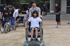 서곶중휠체어 타보며 장애인 이해