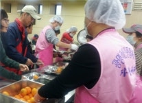 광명시 사회복지과, 경로식당서 봉사