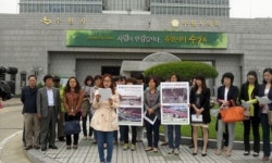 뿔난 학부모 북수원도로 결사반대