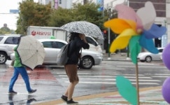거친 비바람 뚫고 …