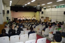계양구보건소 체조발표회 100세까지 건강하게 하나!둘!