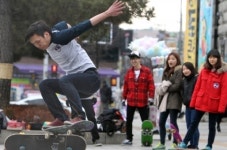신나는 스케이트보드 놀이
