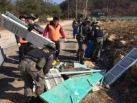 포천시 봄 맞이 산정호수 환경정비