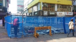 파주 금촌택지지구 애물단지 경관분수대 결국 철거