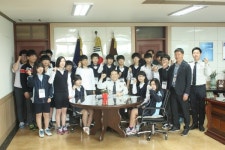 인천 만성중 학생, 경찰관 직업 체험