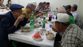 검암경서동 새마을부녀회, 경로당 삼계탕 대접