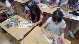 리우 올림픽 여자배구…안산서초교 올림픽 응원 손편지