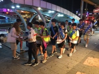 안양만안서, 중고교생·자율방범대원 참여 합동순찰활동