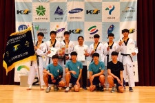 강화군청 전국태권도대회 단체 3인조 우승