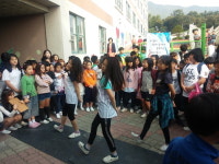 포천 선단초 등굣길 작은 음악회