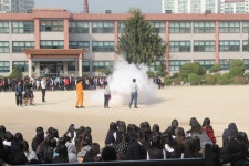 구리소방서, 어린이와 함께하는 지진대피훈련 실시
